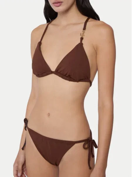 Plavky Emporio Armani hnědé