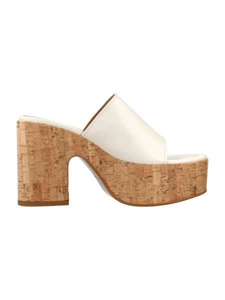 Pantofi Yellow alb