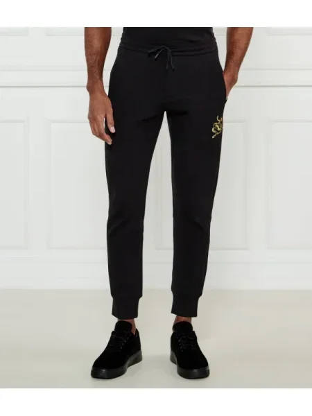 Emporio Armani Pantaloni de trening Lunar New Year negru