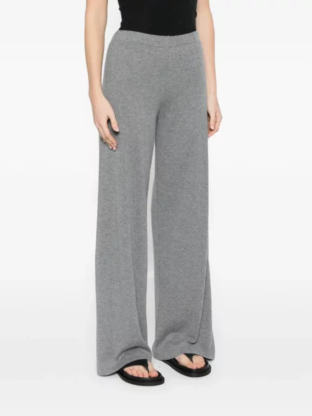 Pantaloni Lisa Yang tricotate gri
