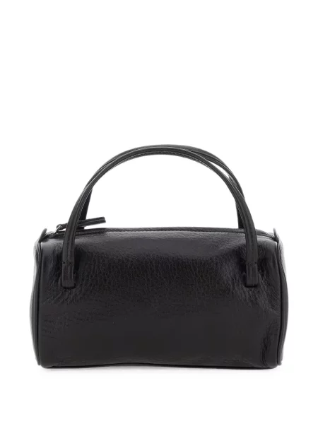 Geantă shopper Nothing Written din piele negru