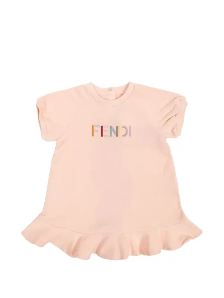 Sukienka dziecięca Fendi różowa