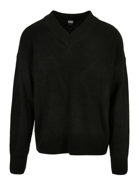 Urban Classics Pletena jopa črna