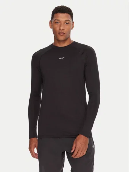 Reebok Techniniai marškinėliai Ls Muscle Tee juoda