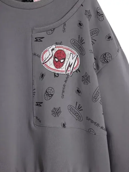 Bluza dziecięca Desigual szara