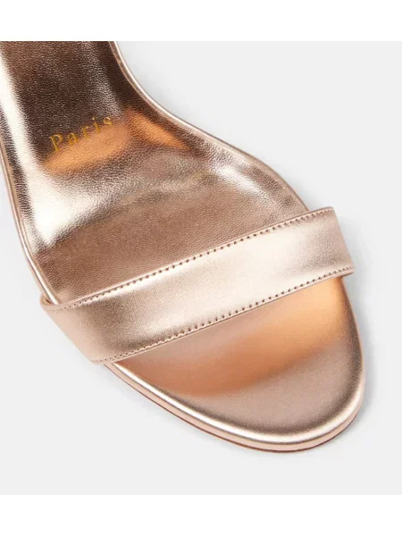 Sandale Christian Louboutin din piele bej