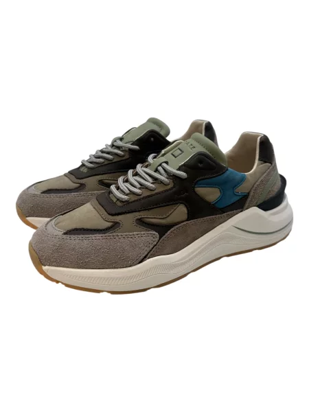 Sneakersy D.a.t.e. zamszowe do biegania beżowe