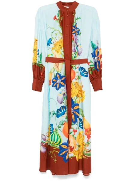 Rochie maxi Alemais de costum albastru