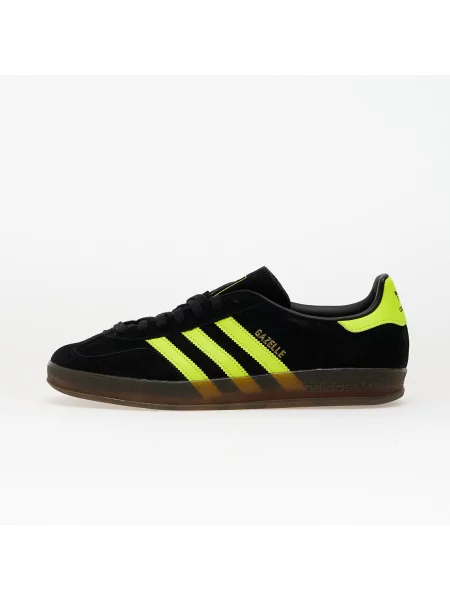 Сникърси adidas Gazelle Indoor Core Black/ Solar Yellow/ Ftw White EUR 44 бяло