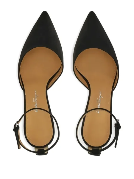 Pantofi cu toc Ferragamo din piele negru
