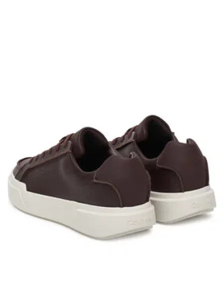 Sneakersy Calvin Klein hnědé