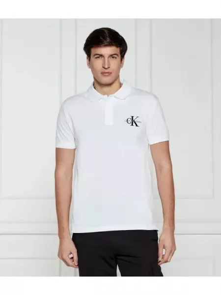 Calvin Klein Jeans Tenisz póló fehér