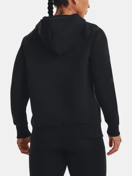 Hoodie Under Armour iz flisa črna