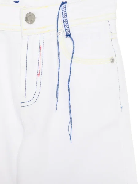 Jeansy dziecięce Msgm białe