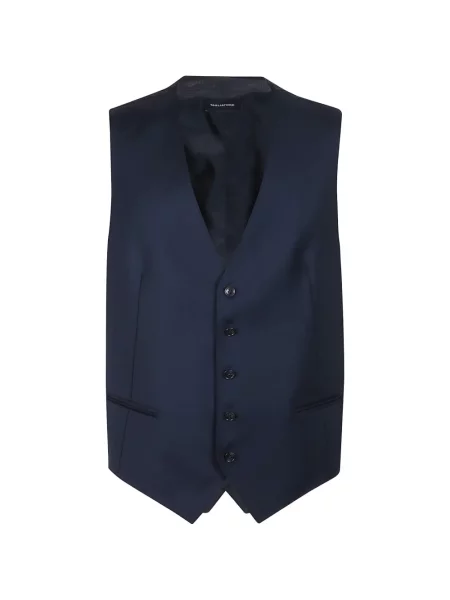 Вълнен елек Tagliatore синьо