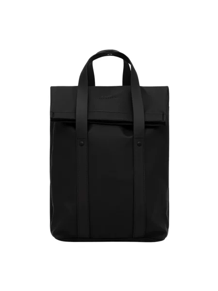 Rains plecak 2 Way Tote Backpack Mini duży gładki czarny