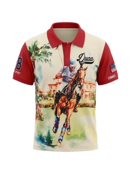 Gulerat tricou polo Duaa