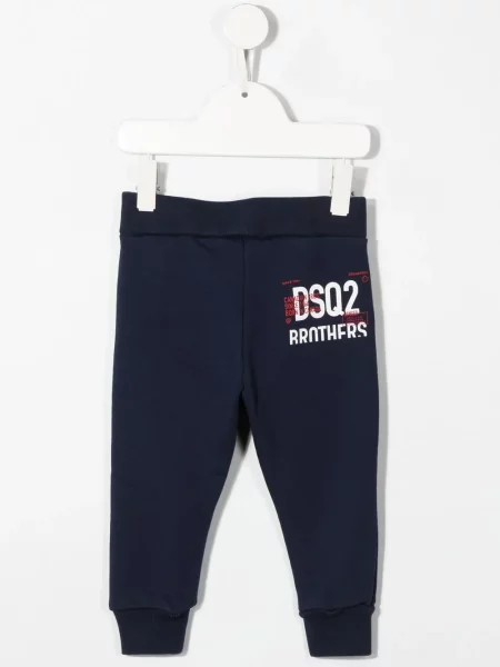 Dětské kalhoty Dsquared2 modré