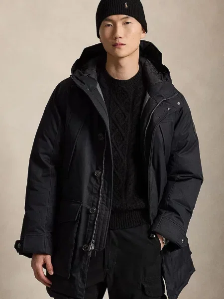 Polo Ralph Lauren jachetă pentru bărbați negru
