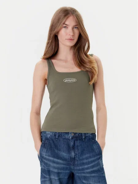 Top Guess Jeans khaki