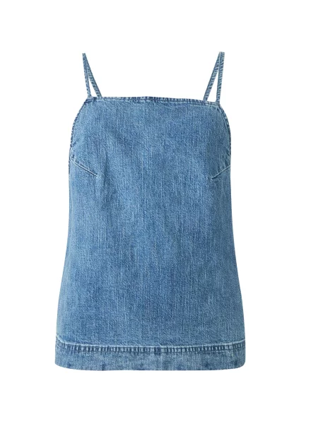 Abercrombie & Fitch Top farmer kék