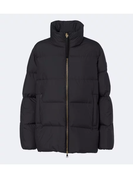 Geanta de piele Moncler negru