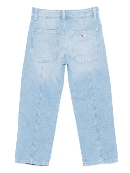 Jeansy dziecięce Emporio Armani niebieskie