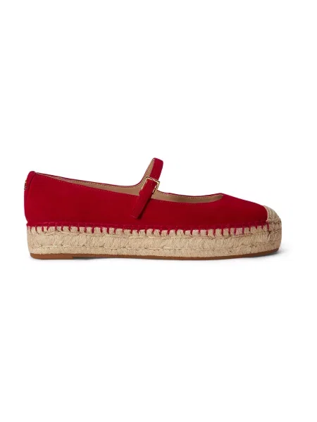 Lauren Ralph Lauren Espadrile LUIZE' roșu