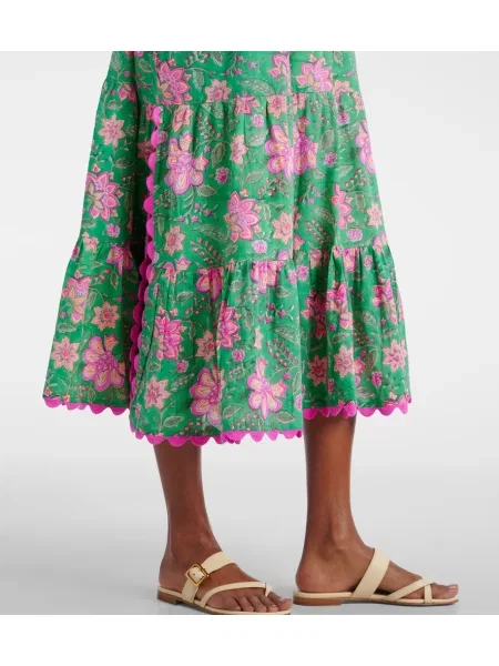 Rochie maxi Juliet Dunn cu imagine de costum