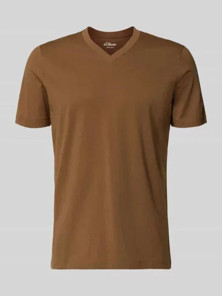T-shirt o kroju regular fit z czystej bawełny S.oliver Red Label