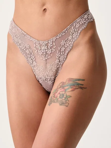 Women'secret tanga s modalem hnědé