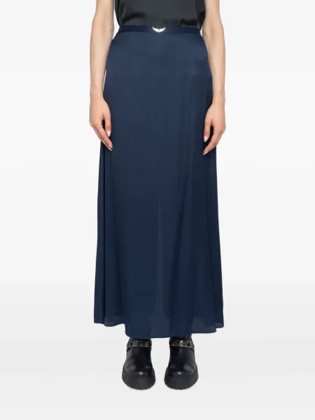 Fusta maxi Zadig&voltaire din satin albastru