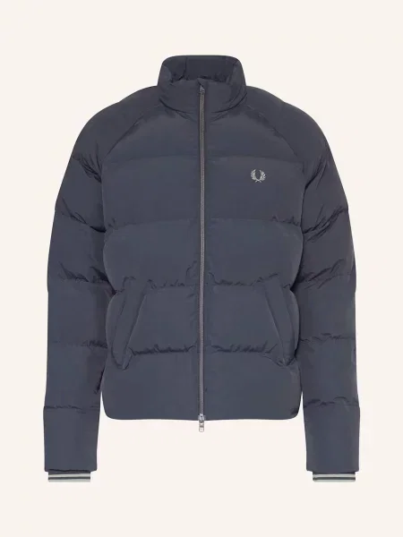 Fred Perry Prošívaná Bunda tmavě modrá