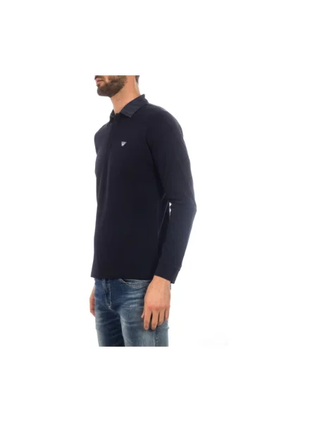 Koszulka polo Armani Jeans klasyczna niebieska
