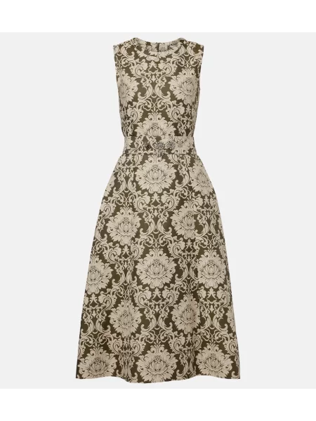 Rochie midi 's Max Mara din jacard verde