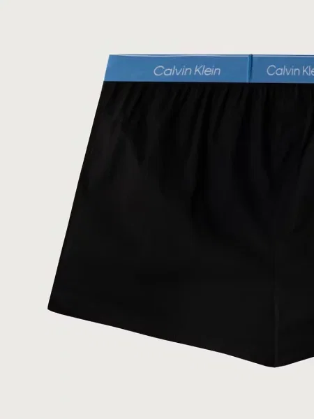 Calvin Klein Underwear laza boxeralsó férfi elasztánnal csomag fekete