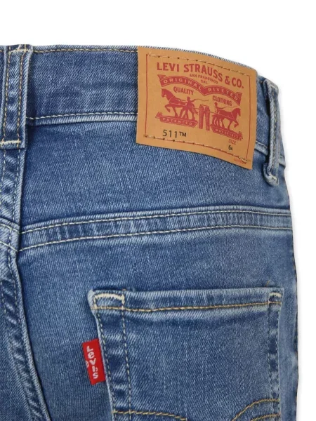 Jeansy straight leg dziecięce Levi's niebieskie