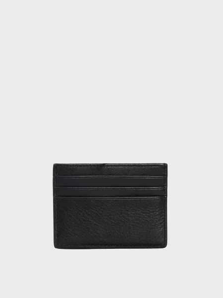 Кожаный кошелек Tommy Hilfiger черный