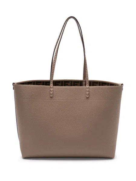 Geantă shopper Fendi maro