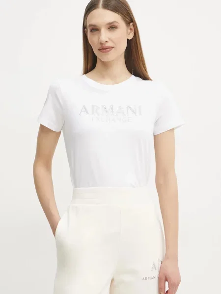Tričko Armani Exchange bílá