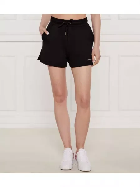 Guess Jeans Pantaloni scurți EMBRO negru