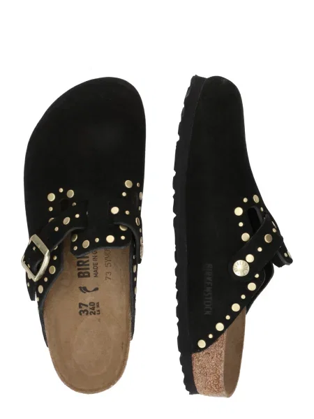 Birkenstock Šľapky Boston Rivet čierna