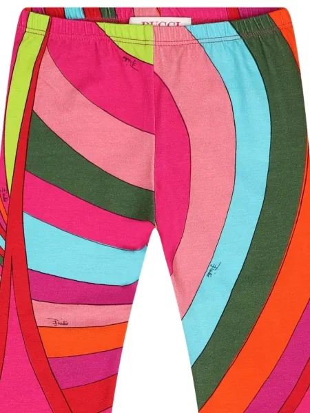 Legginsy dziecięce Pucci różowe