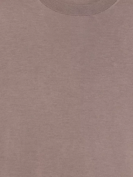 Tricou Kangra cu decolteu rotund maro