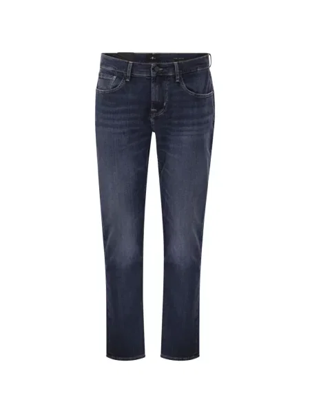 Blugi conici 7 For All Mankind conici albastru