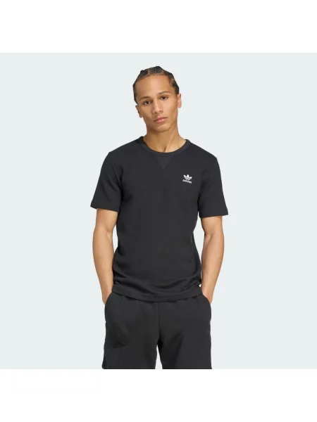 ADIDAS ORIGINALS Tričko Trefoil Essentials černá bílá