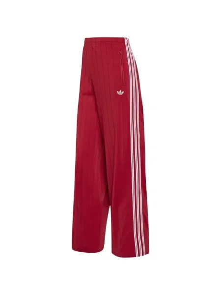 Pantaloni Adidas alergare roșu