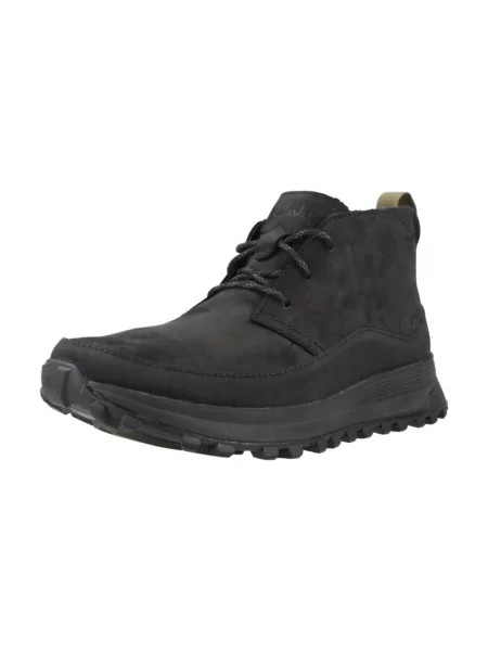 Botki Clarks trekkingowe na koturnie czarne