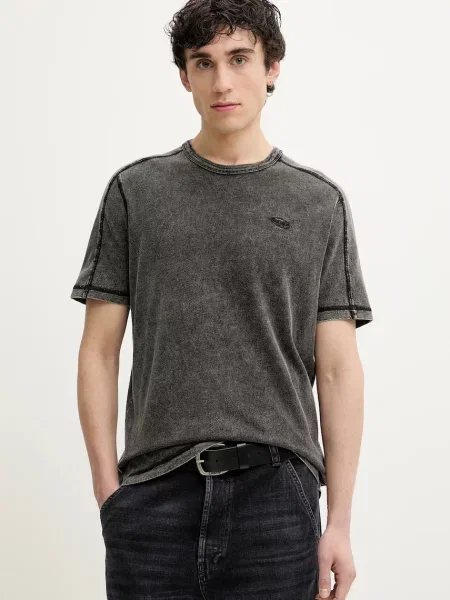 Diesel tricou din T-ADJIND T-SHIRT barbati modelator gri