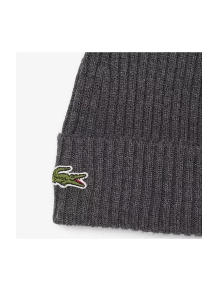 Pletena šilterica Lacoste siva